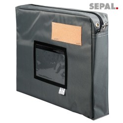 sacoche navette courrier avec soufflet - 400x300x50mm